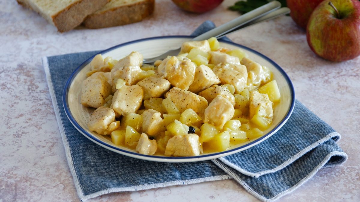 Pollo alle mele
