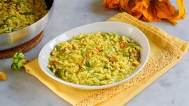 Risotto ai fiori di zucca