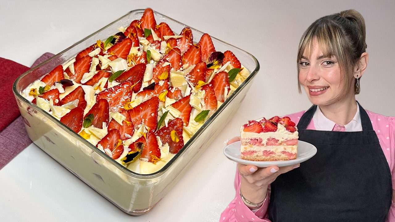 Tiramisù alle fragole