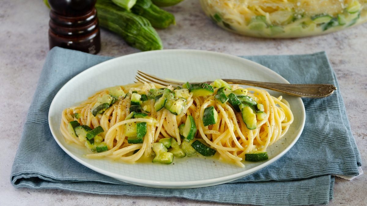 Carbonara di zucchine