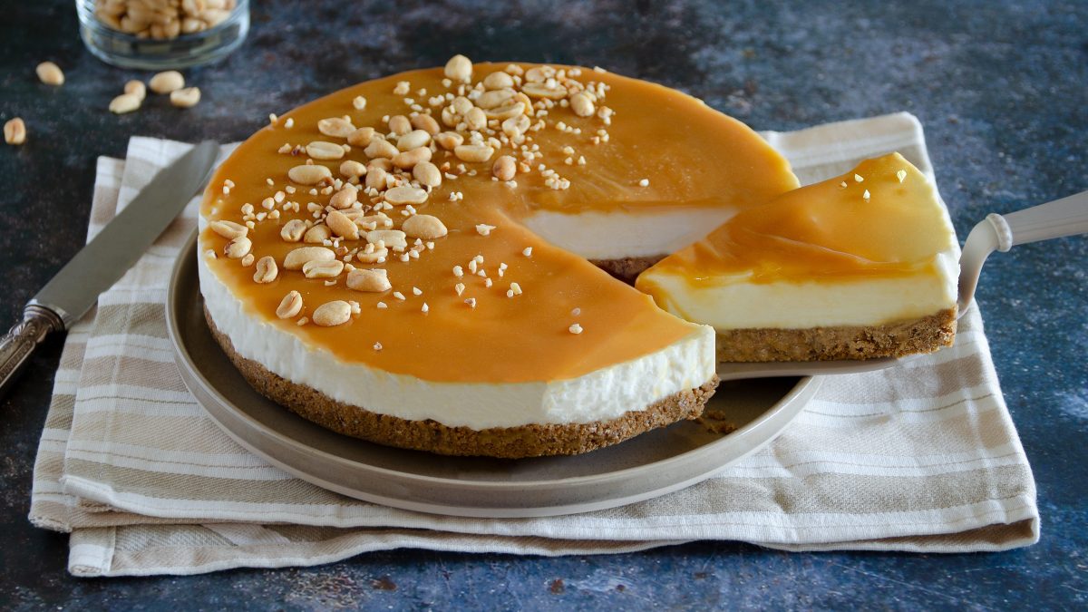 Cheesecake al caramello
