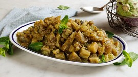 melanzane bollite all'insalata