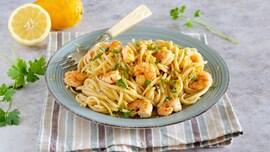 Pasta gamberi e limone
