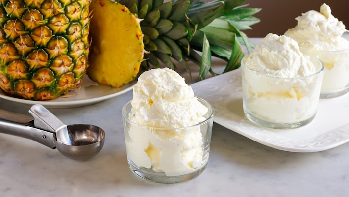 gelato all'ananas