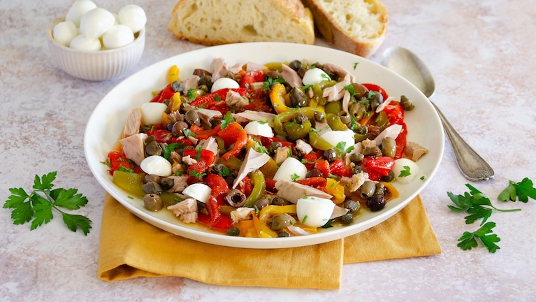 Insalata di peperoni e tonno