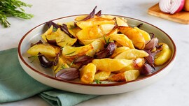 Patate e cipolle al forno