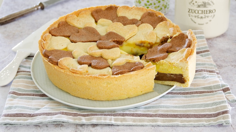 Crostata alla doppia crema
