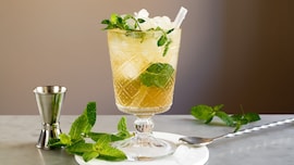 Mint julep cocktail
