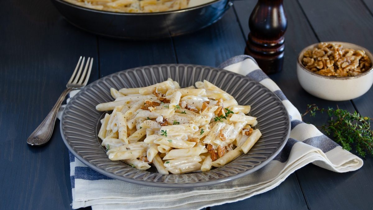 Pasta gorgonzola e noci