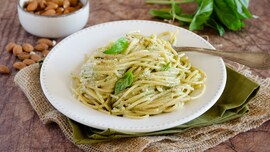 Pasta al pesto di mandorle