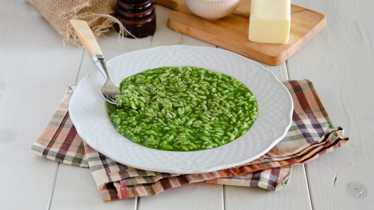 Risotto agli spinaci
