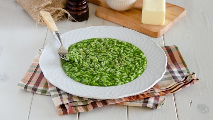Risotto agli spinaci