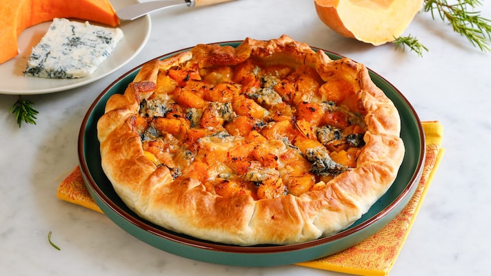 torta salata zucca e gorgonzola