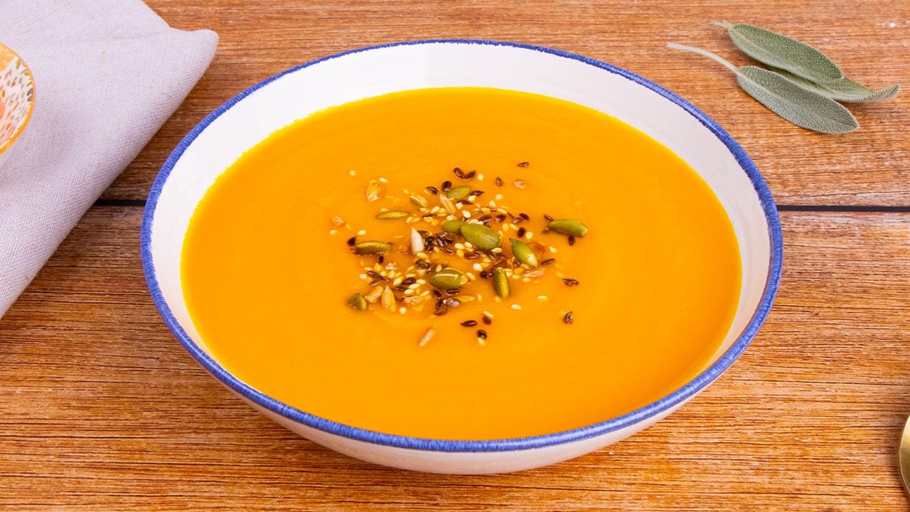 Vellutata di zucca e carote