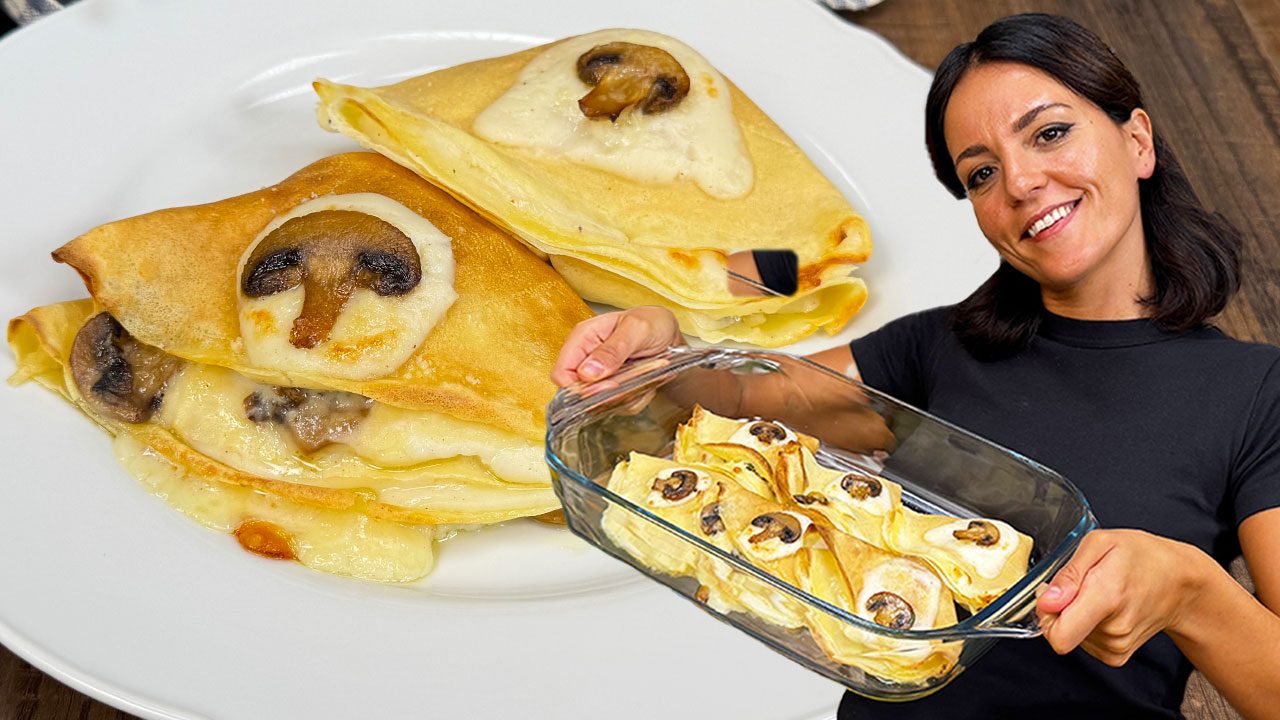 Crespelle ai funghi