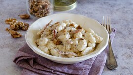 Gnocchi speck e noci