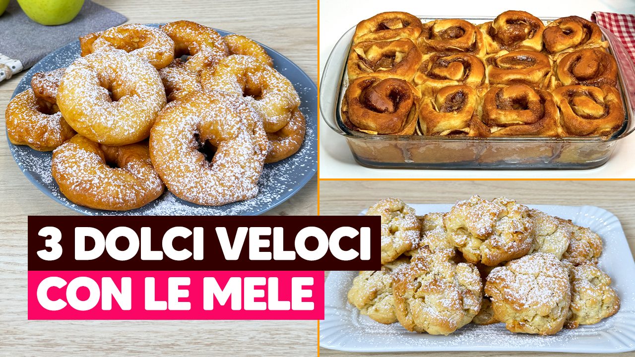 3 ricette con le mele facili e golose che conquisteranno grandi e piccini