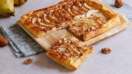 Torta salata pere e gorgonzola