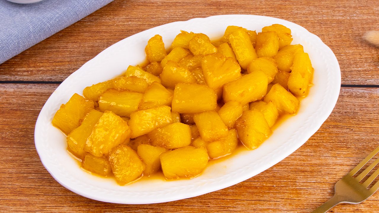Ananas caramellato