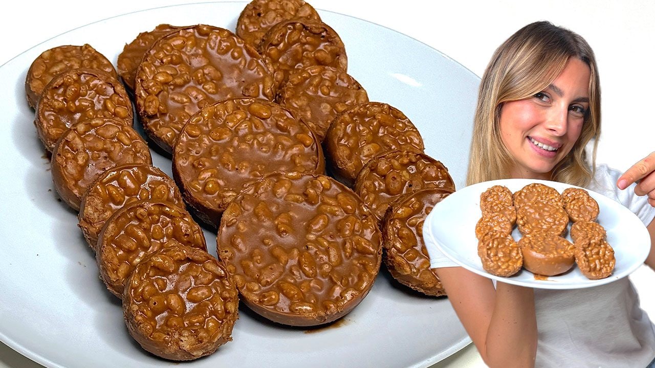 Crispy cups: la ricetta dei dolcetti senza cottura golosissimi