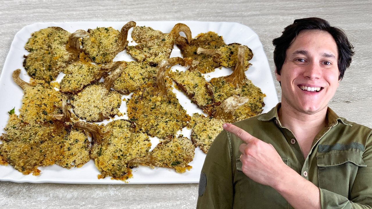 Funghi gratinati: la ricetta del contorno semplice e gustoso