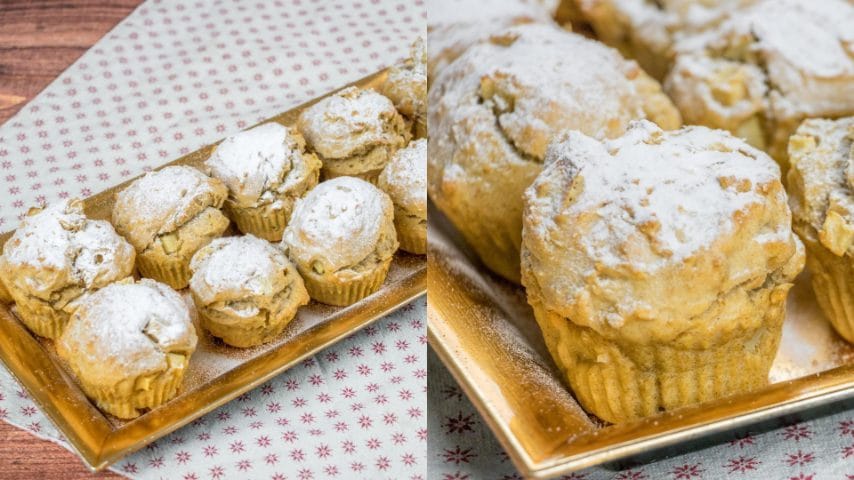 Muffin mele e cannella: la ricetta dei dolcetti profumati perfetti per l'autunno