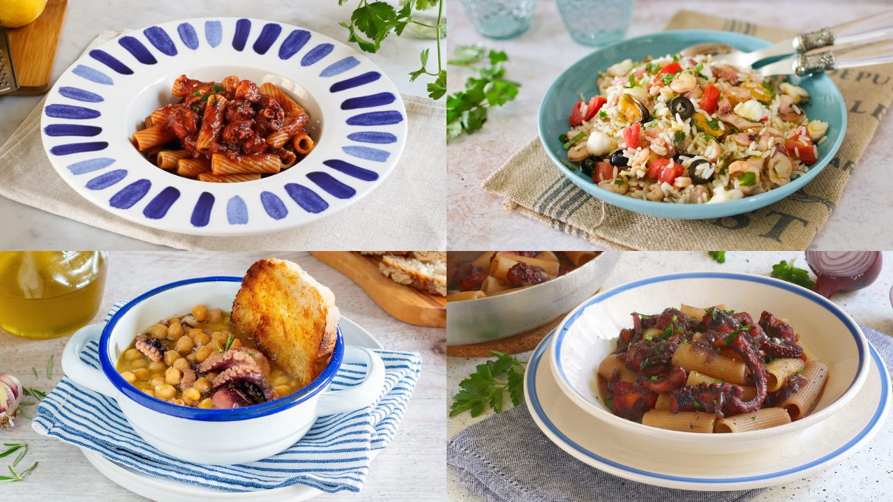 Primi piatti con il polpo: 6 ricette originali e facili da provare