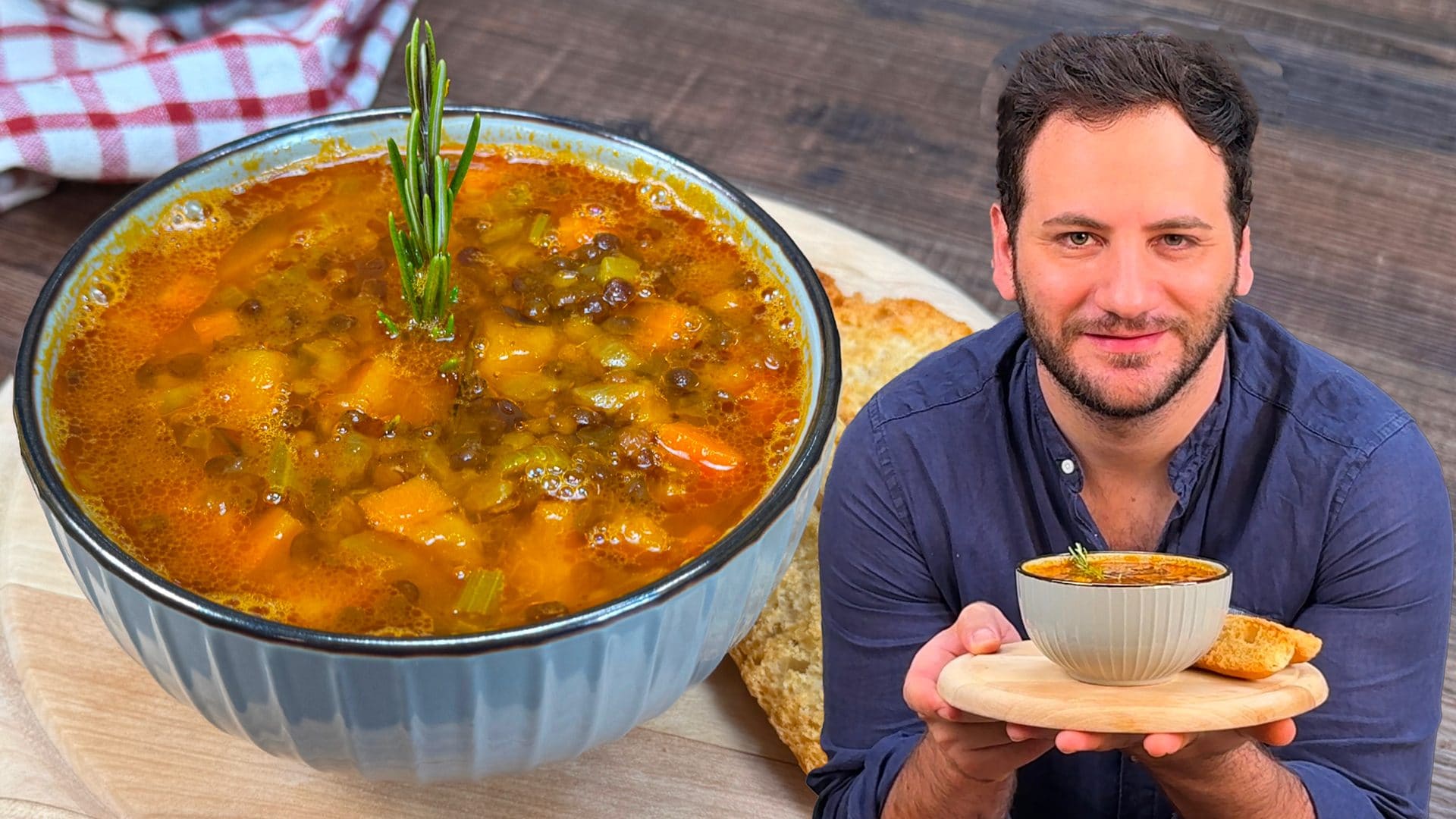 Zuppa lenticchie e zucca: la ricetta del comfort food caldo e corroborante