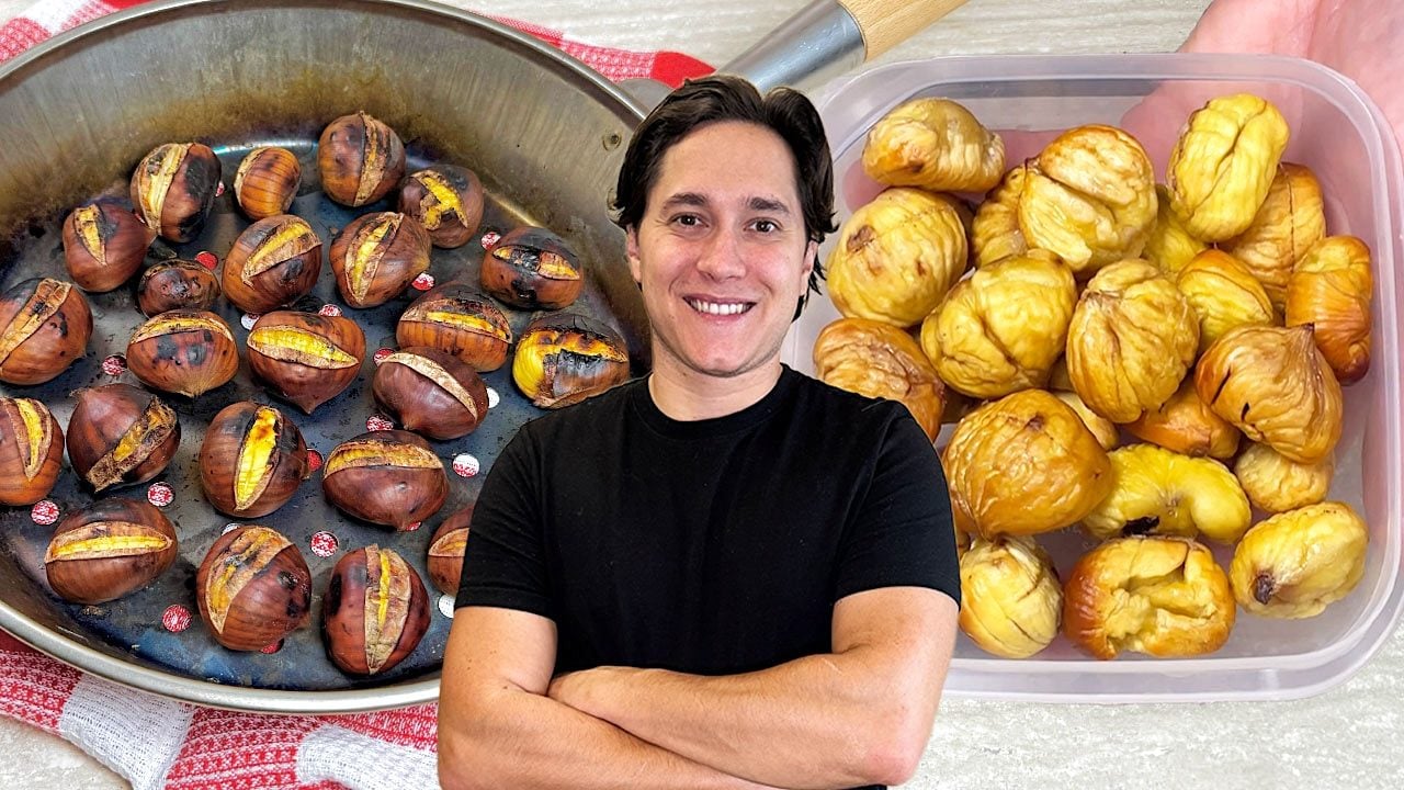 Caldarroste: la ricetta perfetta delle castagne in padella