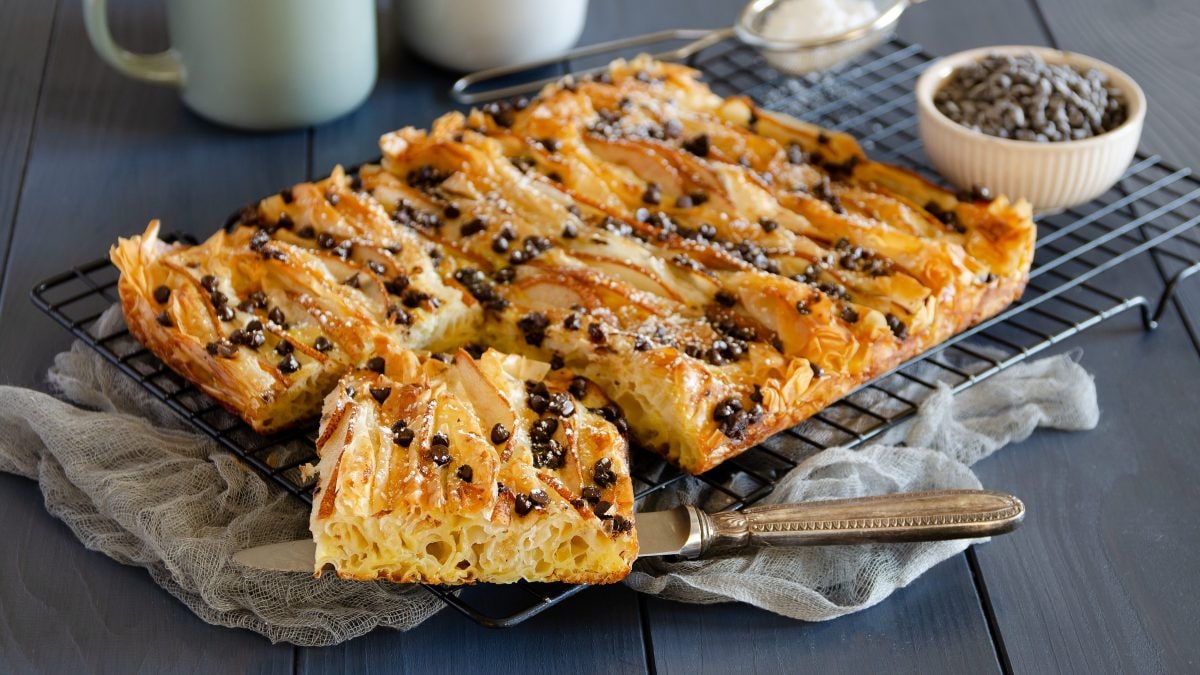 Torta fillo alle pere