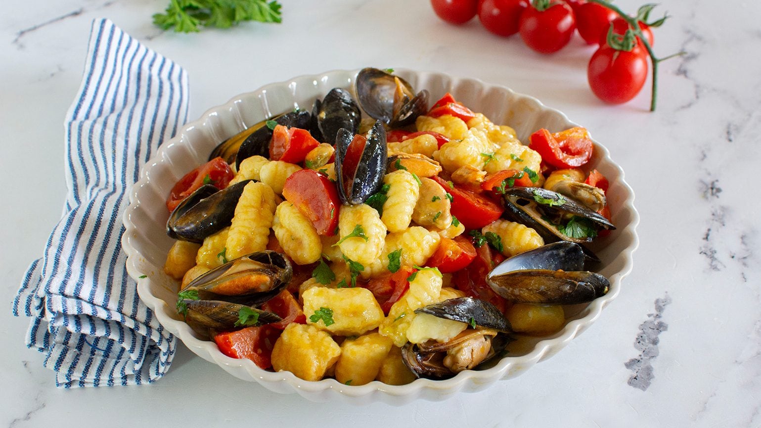 Gnocchetti con le cozze di Persegani: la ricetta del primo piatto fragrante e saporito