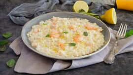 Risotto gamberi e limone