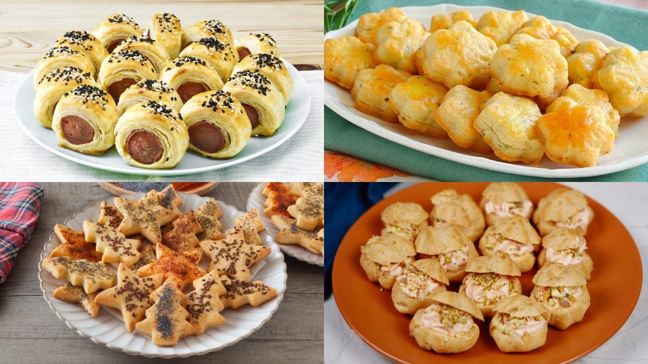 Aperitivi natalizi: 38 ricette salate sfiziose e 16 drink da abbinare