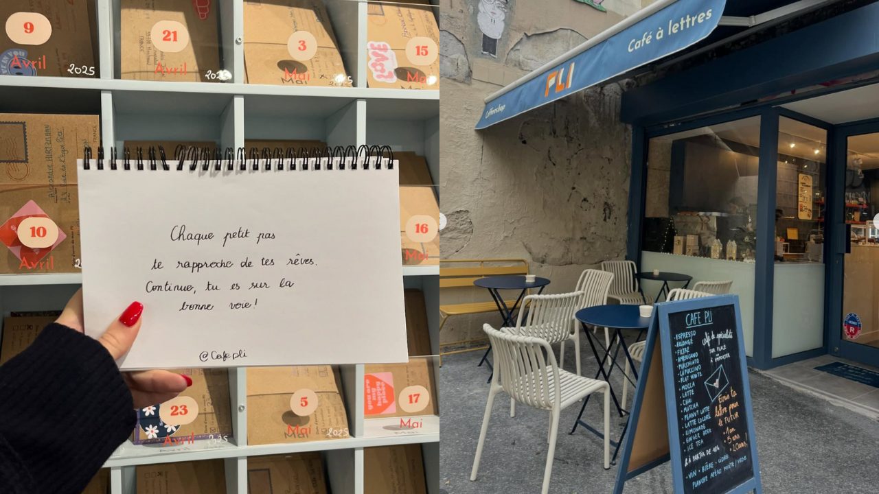 Al Café Pli di Parigi, il locale dove puoi scrivere una lettera al "te del futuro"