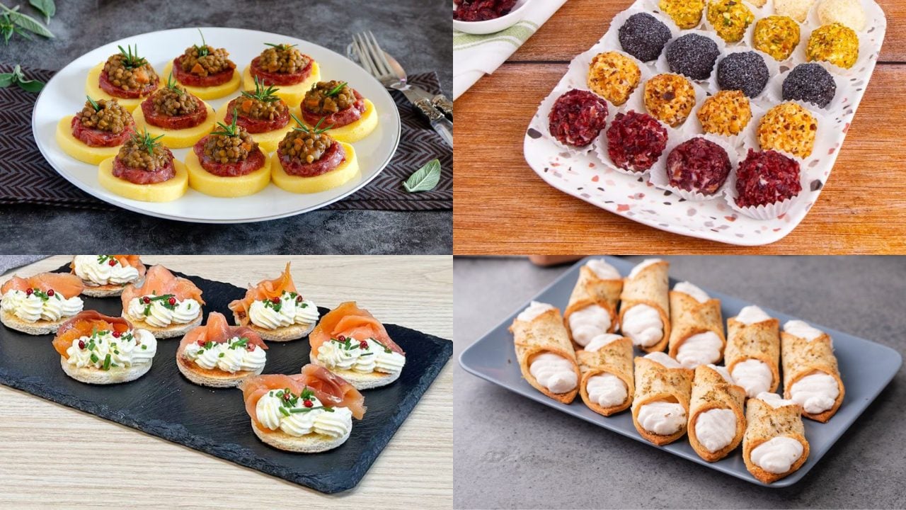 Finger food e stuzzichini per l'aperitivo di Capodanno: 40 ricette facili e sfiziose