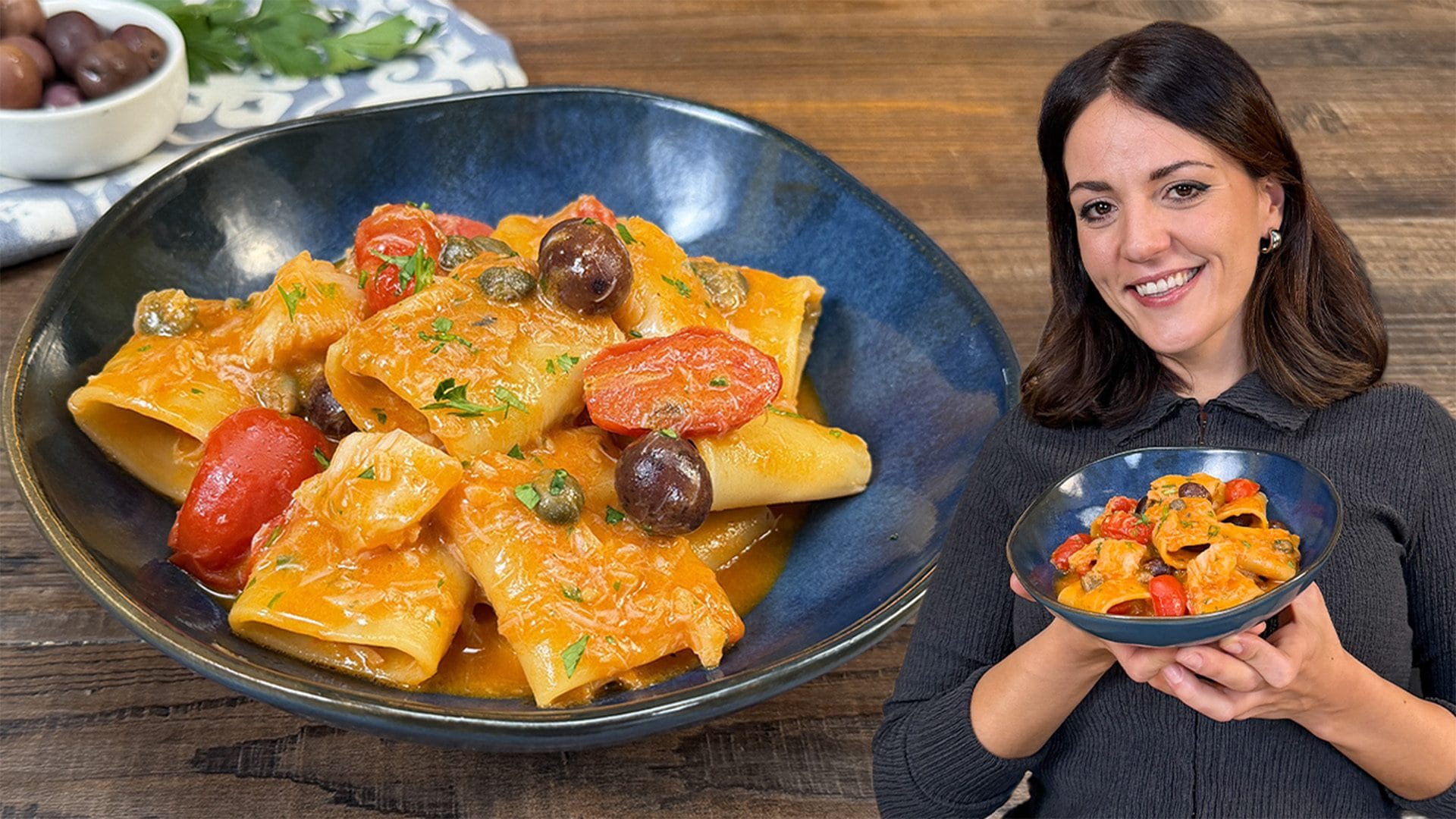 Pasta con il baccalà