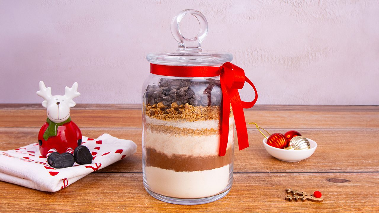 Preparato per biscotti in barattolo: l'idea regalo perfetta per Natale