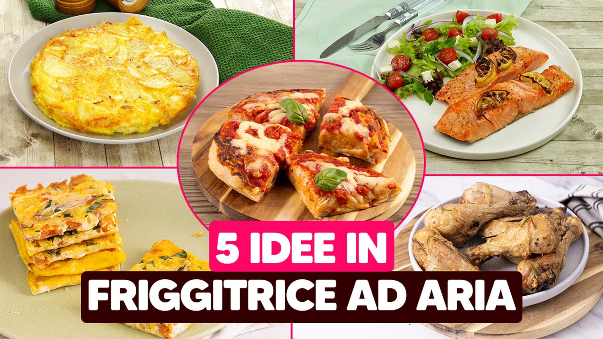 5 ricette in friggitrice ad aria: idee veloci e sfiziose per il pranzo o la cena