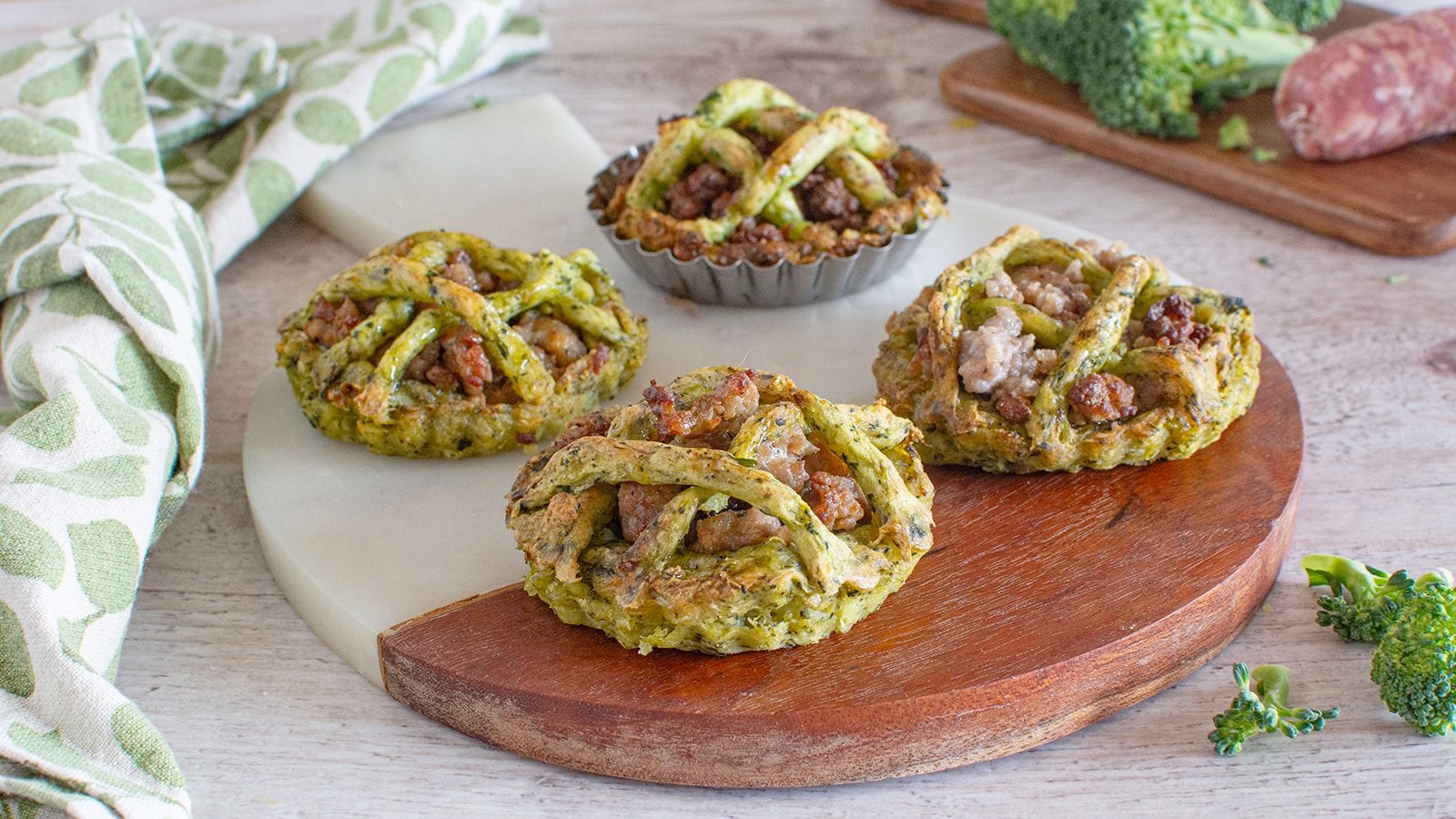 Crostatine di broccoli