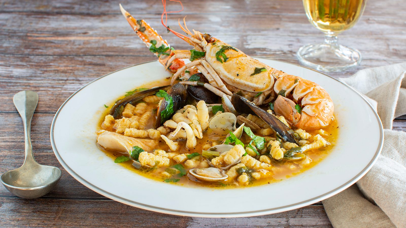 Passatelli con i frutti di mare di Barbieri