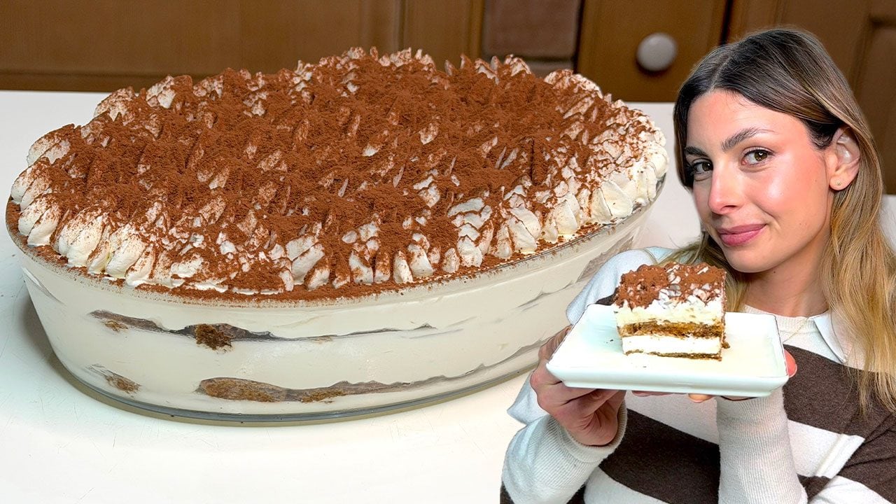 Tiramisù senza uova: la ricetta con crema al mascarpone e panna