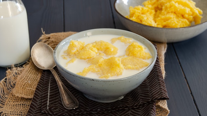 Polenta e latte