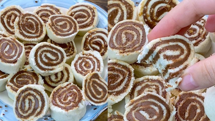 Girelle con crema di nocciole: la ricetta dei dolcetti veloci con 2 ingredienti