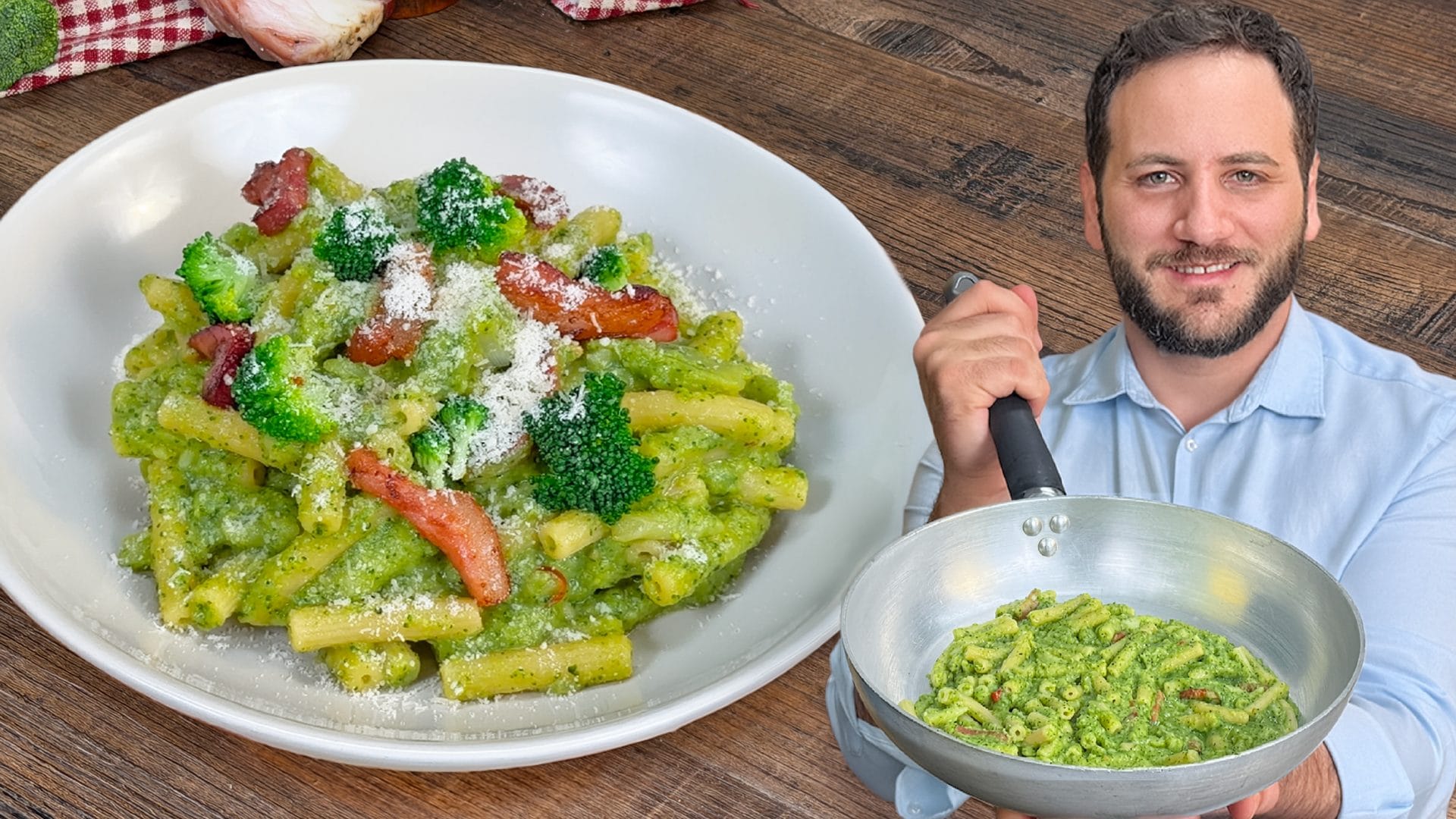 Pasta broccoli e pancetta: la ricetta del primo piatto veloce e saporito