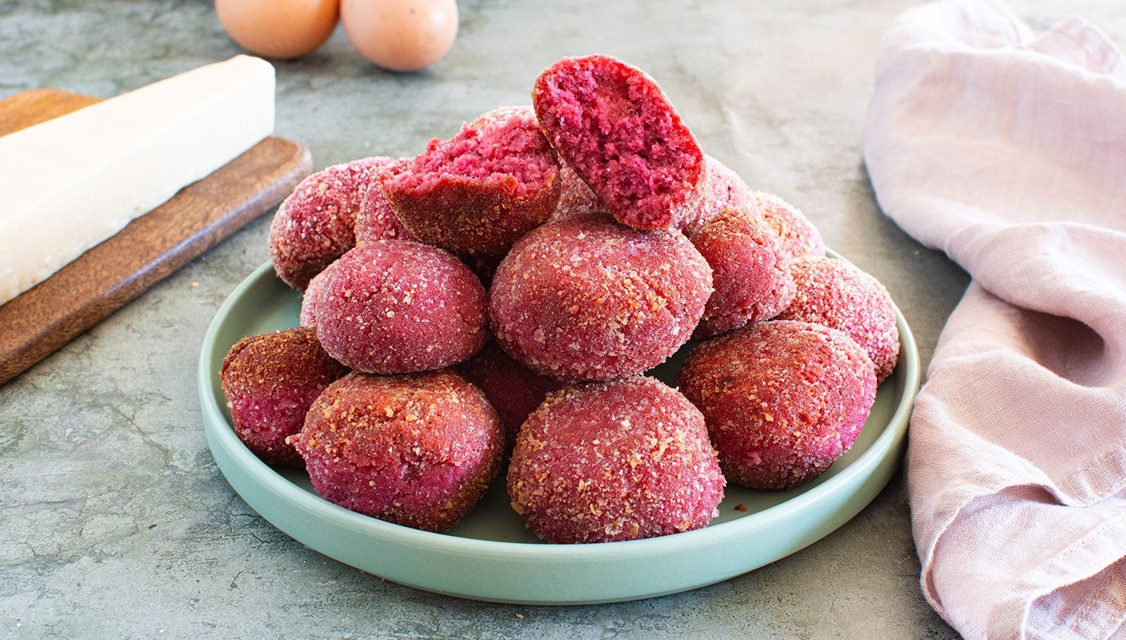 Polpette di barbabietola