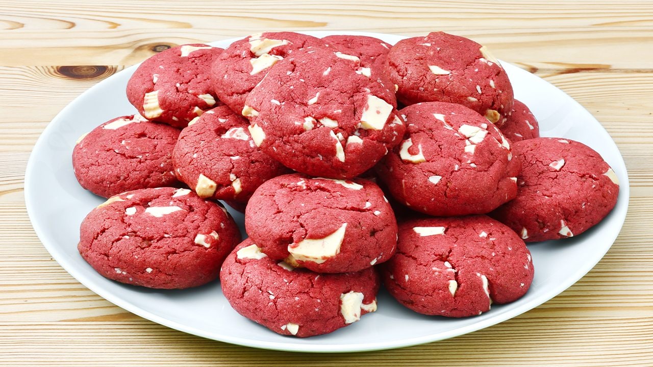 Red velvet cookies