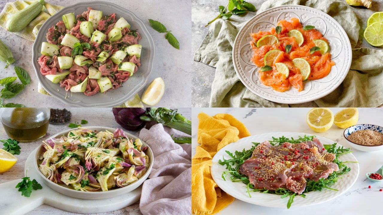 Ricette per il carpaccio: 17 idee eleganti da provare