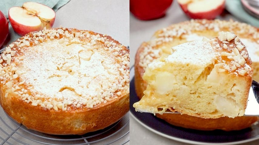 Torta di mele rovesciata allo yogurt: la ricetta del dolce soffice e delizioso