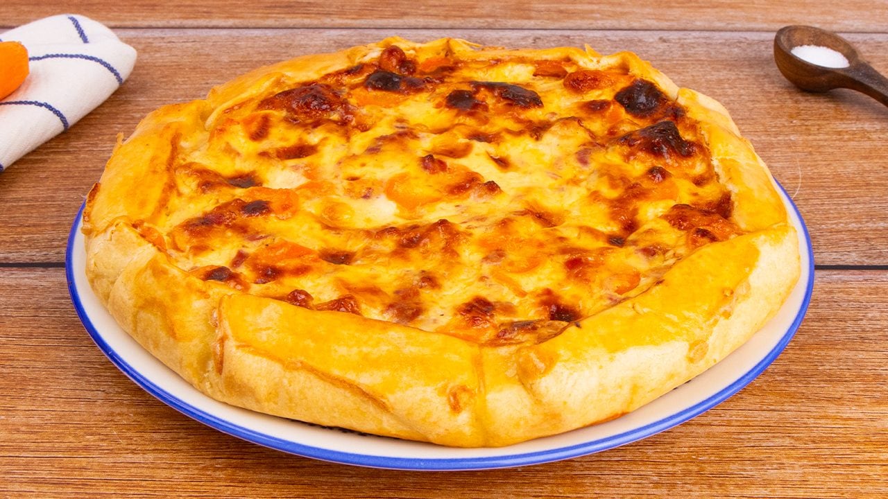 Torta salata di carote