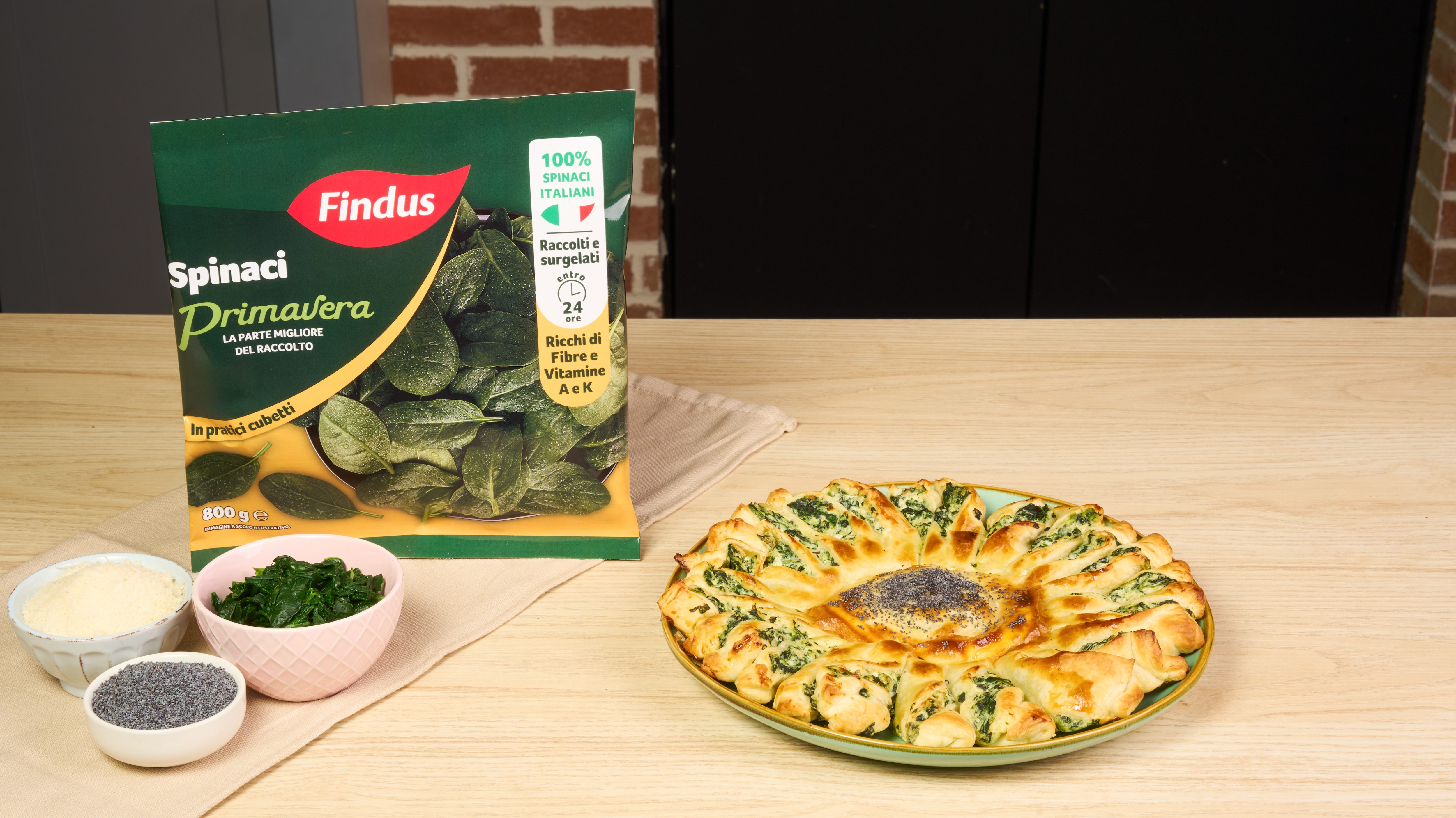 Girasole di pasta sfoglia con ricotta e spinaci: l’antipasto perfetto per il pranzo di Pasqua